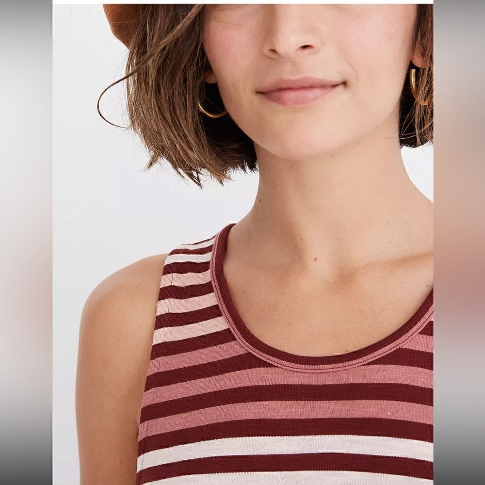 ⭐️3 for $10⭐️ Madewell HighPoint Sulley Striped Swing Dress - Picture 3 of 11